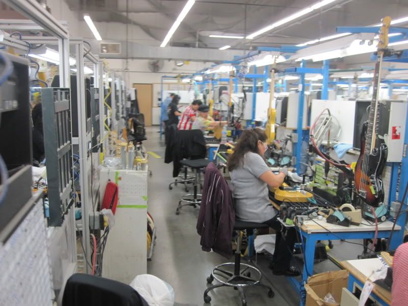 Fender Factory Tour pictures.